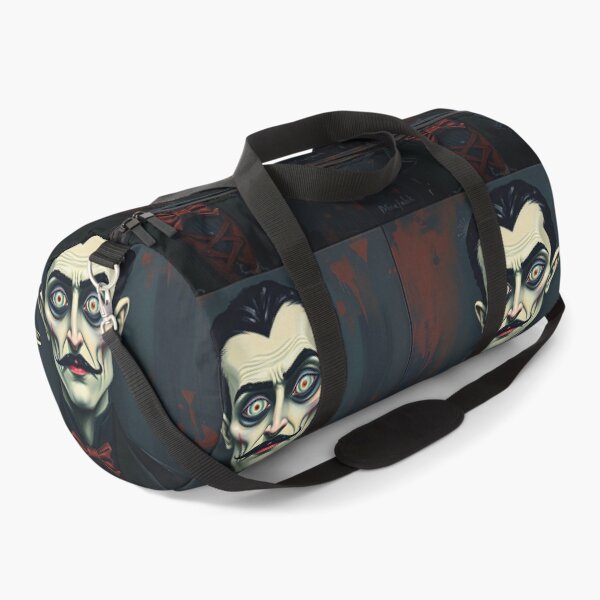 Item preview, Creepy stylized Haunted House  portrait of a old man with a mustache designed and sold by Vintage Designs +.
