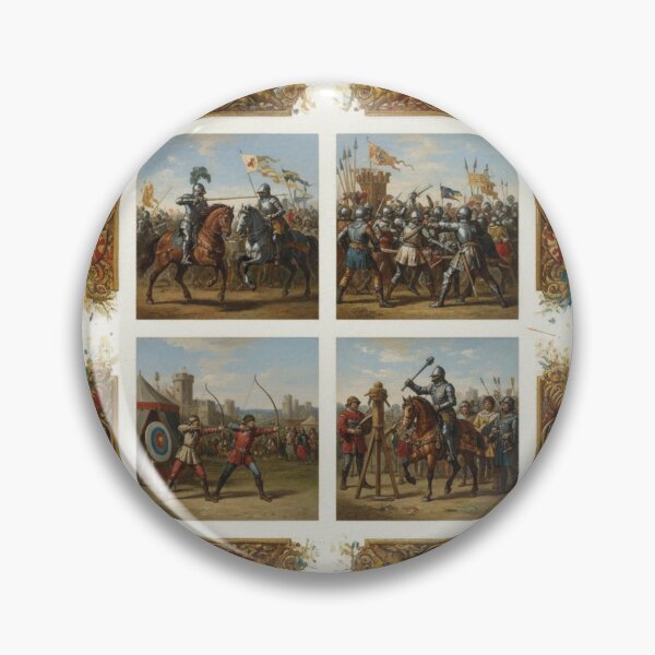 Item preview, The heart of a medieval battle designed and sold by PrintYourStyle.