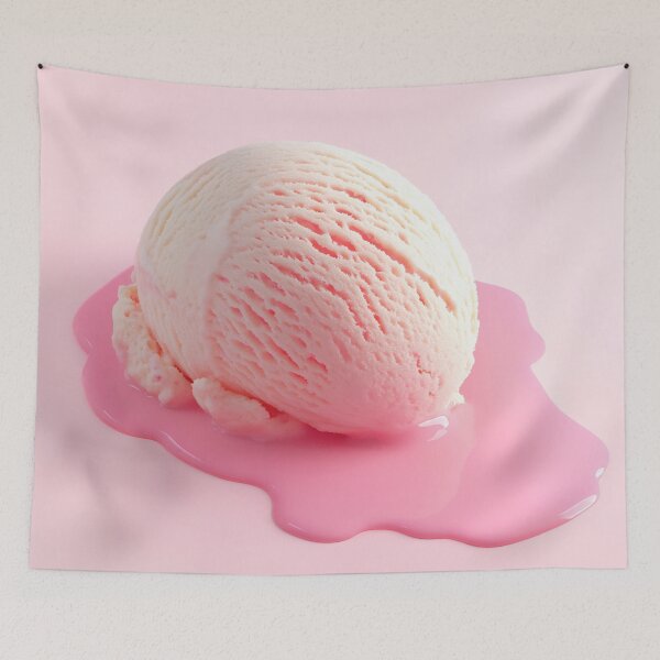 Item preview, Melting ice cream on pastel designed and sold by anytka.