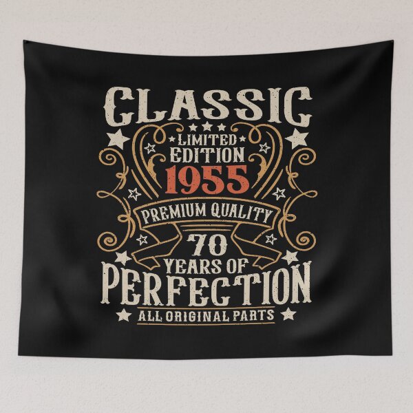 Item preview, 70th Birthday Vintage 1955 Classic 70 Years Old For Him designed and sold by eclecTEEq.