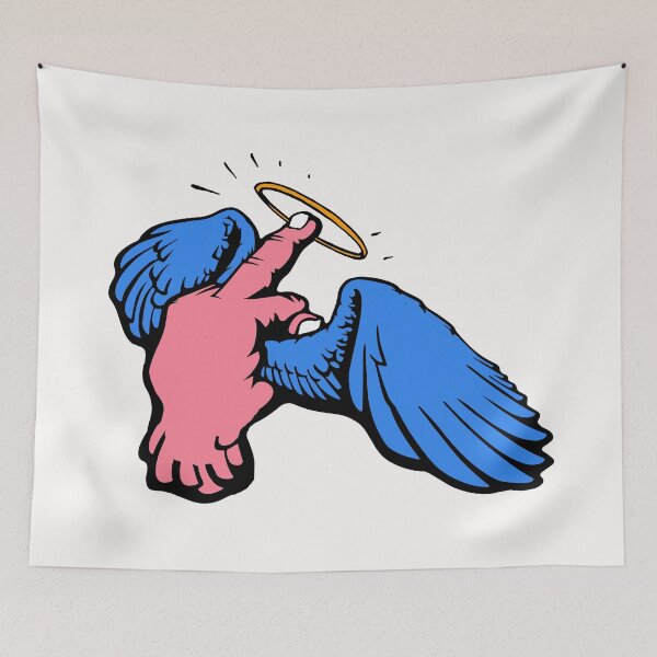Item preview, The Holy Finger; designed and sold by StickerApe.