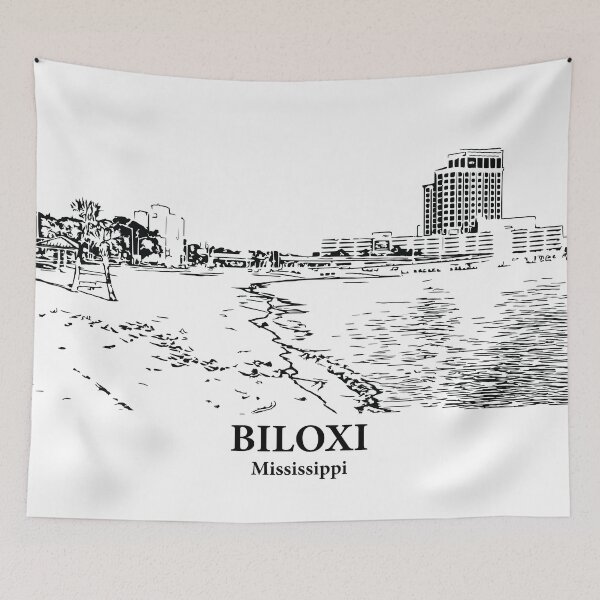 Item preview, Biloxi - Mississippi designed and sold by Lakeric Cityscapes.