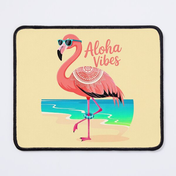 Artikelvorschau, Aloha Vibes Flamingo entworfen und verkauft von VibrArtco.