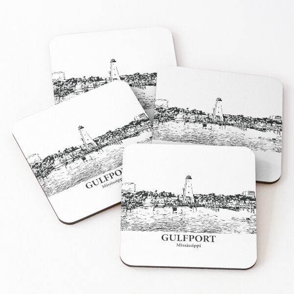 Item preview, Gulfport - Mississippi designed and sold by Lakeric Cityscapes.