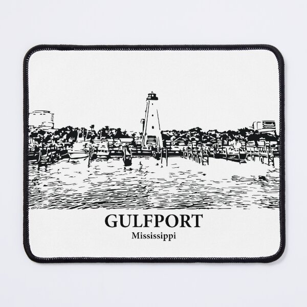 Item preview, Gulfport - Mississippi designed and sold by Lakeric Cityscapes.