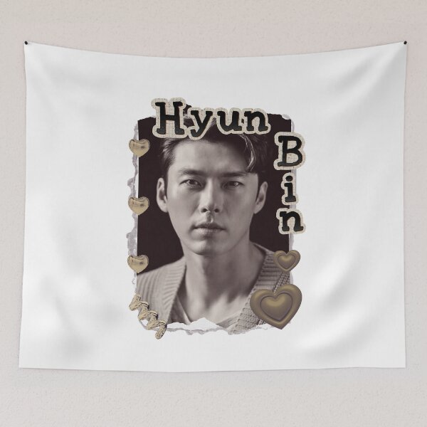 Item preview, Hyun Bin Korean Actor Scrapbook Collage Cozy Y2K Vintage Design designed and sold by HELL0WBELLO.