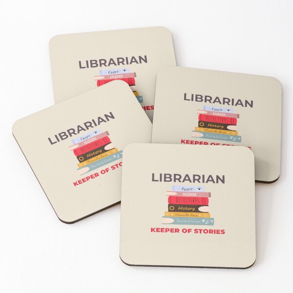 Item preview, Librarian – Keeper of Stories designed and sold by Novel Works Studio.