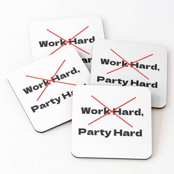 Item preview, Work Hard, Party Hard –  Funny party Design designed and sold by MythoWorldddd.