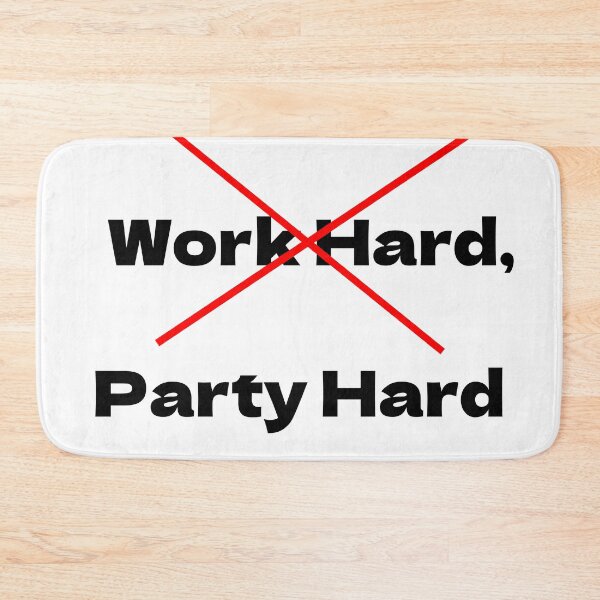 Item preview, Work Hard, Party Hard –  Funny party Design designed and sold by MythoWorldddd.