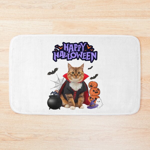 Item preview, Ragamuffin Cat Dracula Halloween Design – Cute Spooky Art for Cat Lovers designed and sold by Fredster1966.
