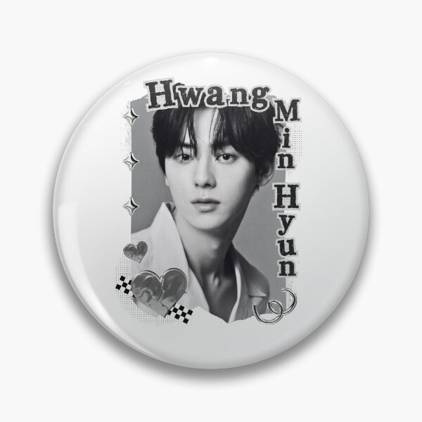 Item preview, Hwang Min Hyun, actor coreano, collage en blanco y negro, arte digital, retrato designed and sold by AJUNICE STUDIO.