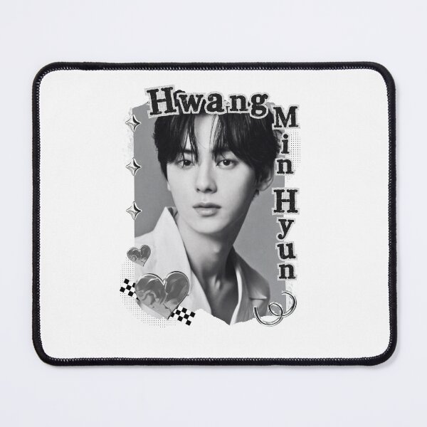 Item preview, Hwang Min Hyun Korean Actor Black and White Collage Digital Art Portrait designed and sold by AJUNICE STUDIO.