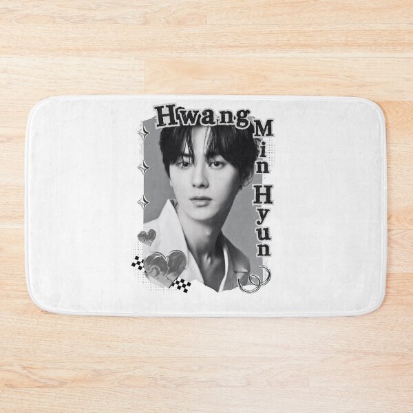 Item preview, Hwang Min Hyun Korean Actor Black and White Collage Digital Art Portrait designed and sold by AJUNICE STUDIO.