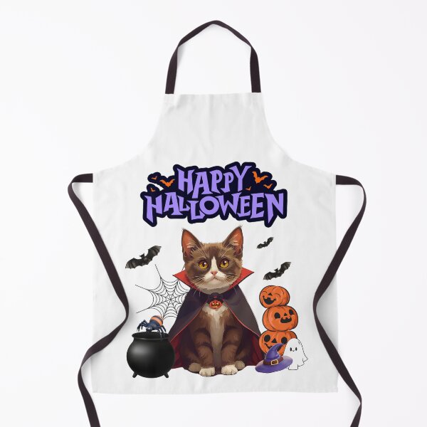 Item preview, Adorable Ragamuffin Cat Dracula Halloween Design – Cute Spooky Art for Cat Lovers designed and sold by Fredster1966.