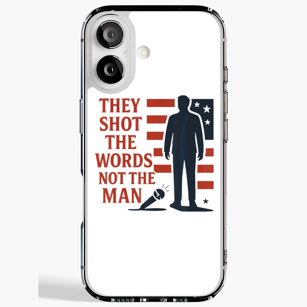 They Shot The Words Not The Man Christian Faith Political Sticker