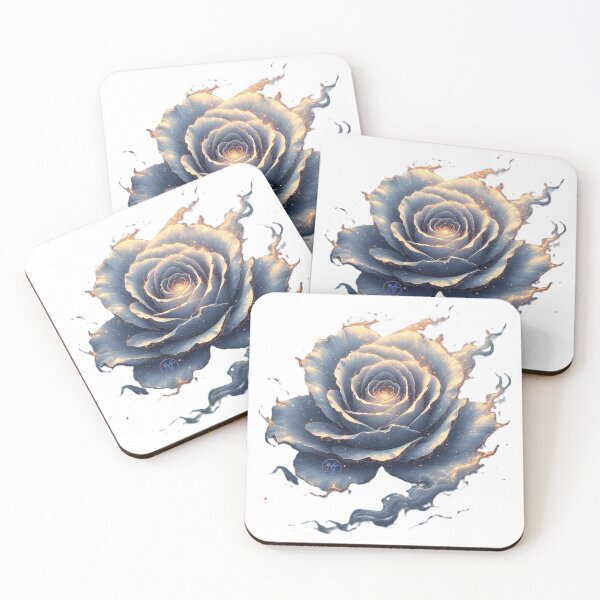 Item preview, Luminous Rose – Glowing Fantasy Flower Artwork by NegarTV Designs designed and sold by NegarTv Designs.