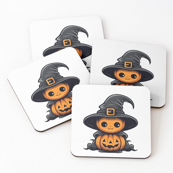 Item preview, Cute Halloween Pumpkin Witch - Spooky Kawaii Design designed and sold by Motosernik.