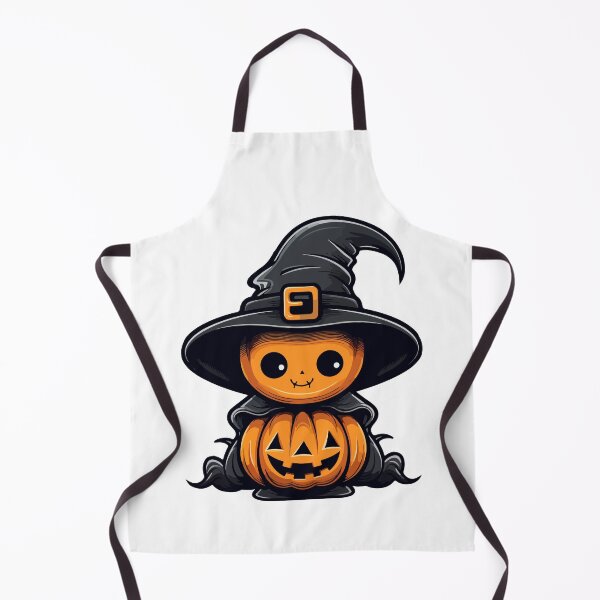Item preview, Cute Halloween Pumpkin Witch - Spooky Kawaii Design designed and sold by Motosernik.