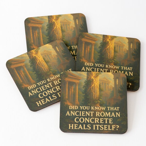 Item preview, Did You Know Ancient Roman Concrete Heals Itself designed and sold by FriskyLemur.