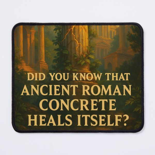 Item preview, Did You Know Ancient Roman Concrete Heals Itself designed and sold by FriskyLemur.