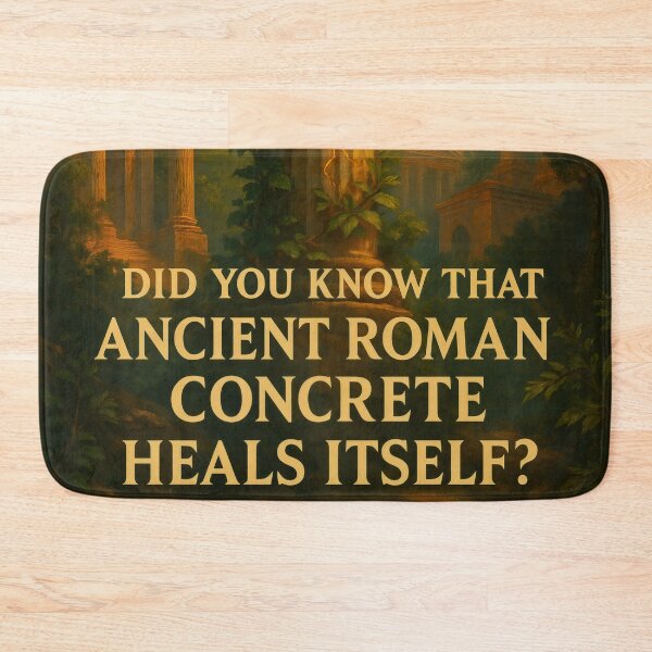 Item preview, Did You Know Ancient Roman Concrete Heals Itself designed and sold by FriskyLemur.