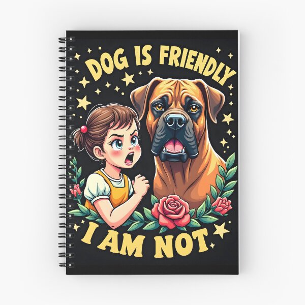 Item preview, Dog is Friendly I Am Not Funny Sweet Vintage Gift designed and sold by FrascatiStudio.