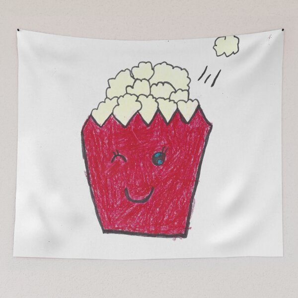 Item preview, yum yum popcorn designed and sold by E Spark Kids Art.