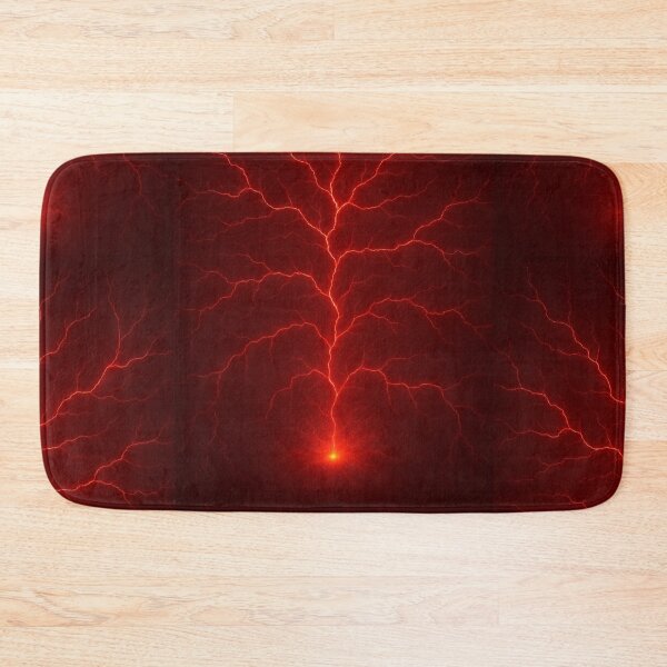 Item preview, Crimson Lightning Veins in Darkness designed and sold by BB Design Garage.