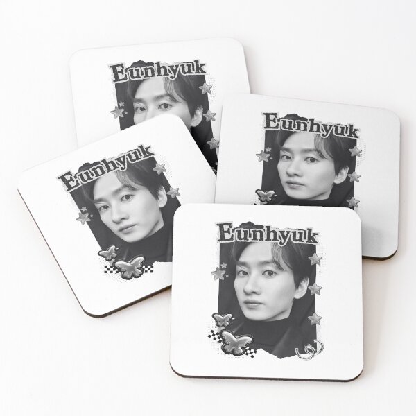Item preview, Eunhyuk Super Junior Korean Actor Black and White Collage Digital Art Portrait designed and sold by AJUNICE STUDIO.