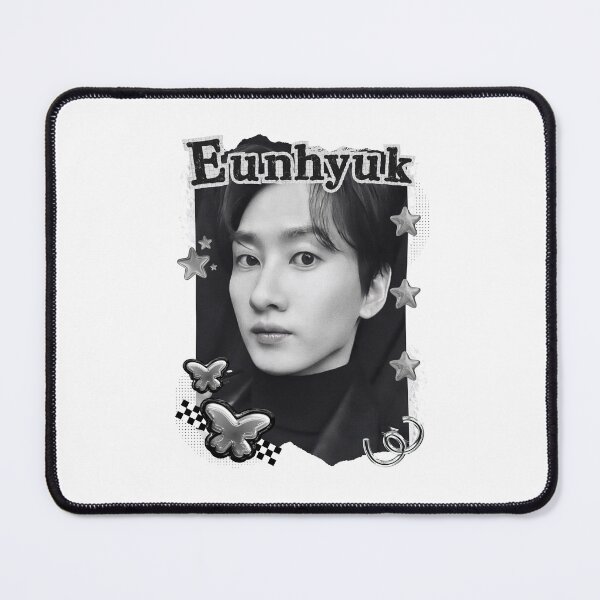 Item preview, Eunhyuk Super Junior Korean Actor Black and White Collage Digital Art Portrait designed and sold by AJUNICE STUDIO.