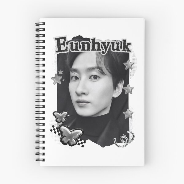Item preview, Eunhyuk Super Junior Korean Actor Black and White Collage Digital Art Portrait designed and sold by AJUNICE STUDIO.
