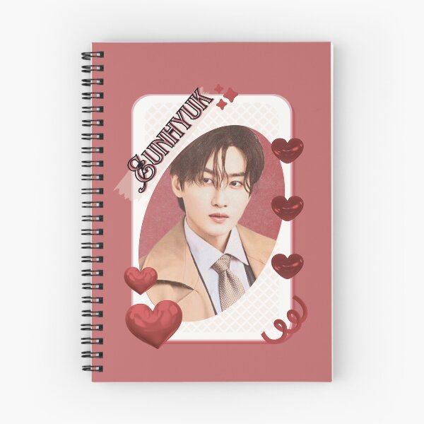 Item preview, Eunhyuk Super Junior Korean Actor Card Red Aesthetic Collage Design designed and sold by AJUNICE STUDIO.