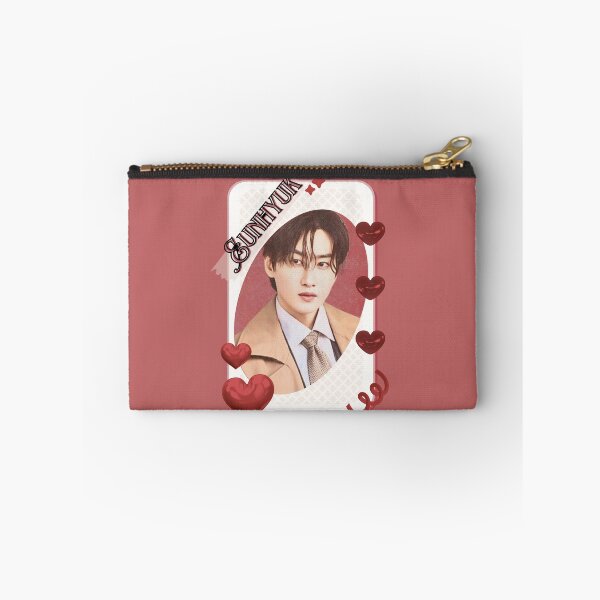 Item preview, Eunhyuk Super Junior Korean Actor Card Red Aesthetic Collage Design designed and sold by AJUNICE STUDIO.