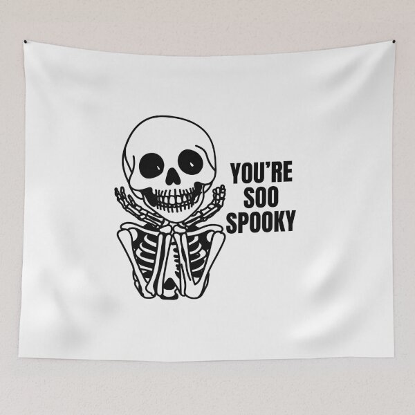 Item preview, You're So Spooky Skeleton - Cute Halloween Design designed and sold by Motosernik.