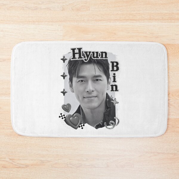 Item preview, Hyun Bin Korean Actor Black and White Collage Digital Art Portrait designed and sold by AJUNICE STUDIO.