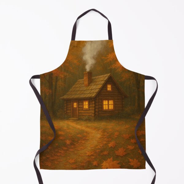 Item preview, Cozy Autumn Cabin with Fireplace designed and sold by NoirAuraX.