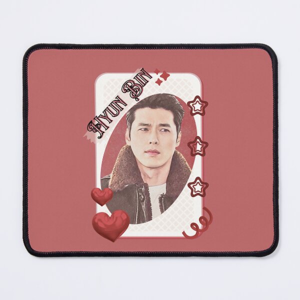 Item preview, Hyun Bin Korean Actor Card Red Aesthetic Collage Design designed and sold by AJUNICE STUDIO.