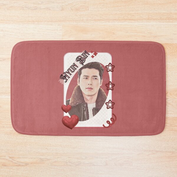 Item preview, Hyun Bin Korean Actor Card Red Aesthetic Collage Design designed and sold by AJUNICE STUDIO.
