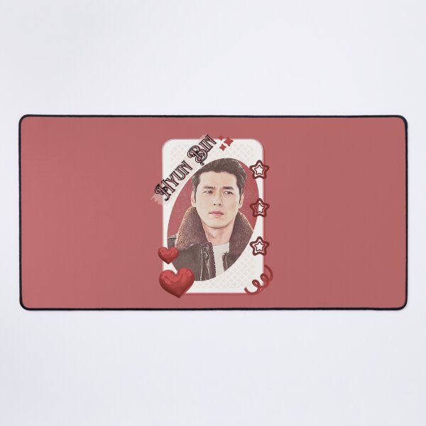 Item preview, Hyun Bin Korean Actor Card Red Aesthetic Collage Design designed and sold by AJUNICE STUDIO.