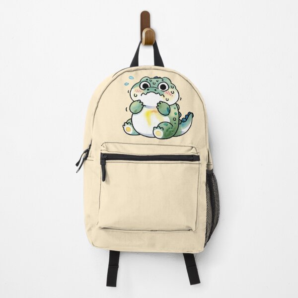 Item preview, Charming Insecurity Fearful Crocodile designed and sold by MoxisWatercolor.