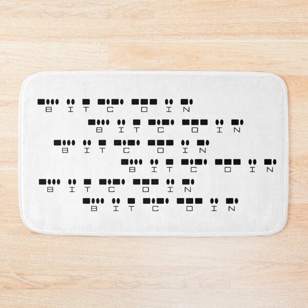 Item preview, BitCoin in Morse - decrypted designed and sold by Hadis Malekie.