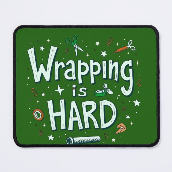 Item preview, Wrapping is Hard Funny Christmas T-Shirt – Holiday Gift Wrapping Humor Tee designed and sold by GiftLore Studio.