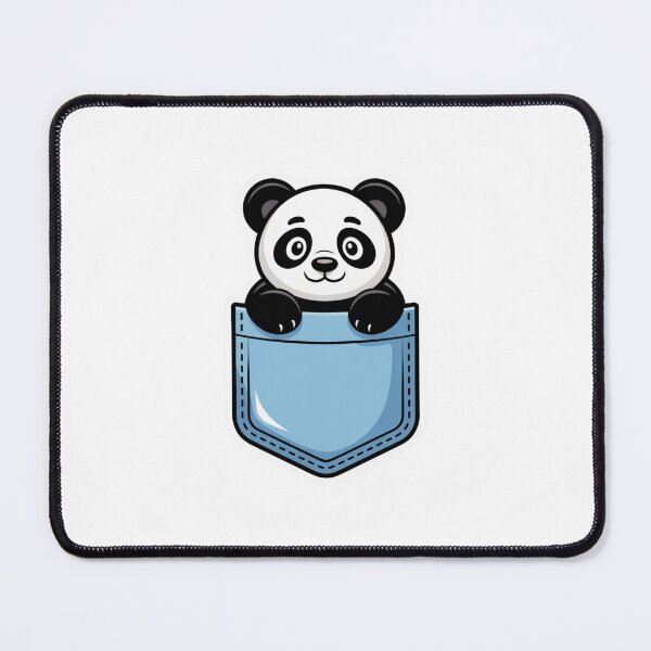 Item preview, Cartoon Panda in Pocket designed and sold by NicolasGlowArt.
