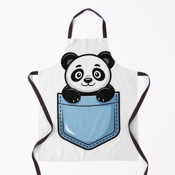 Item preview, Cartoon Panda in Pocket designed and sold by NicolasGlowArt.