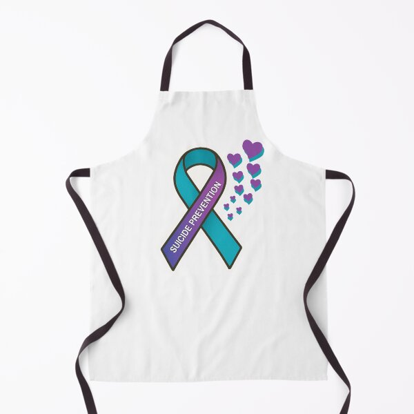 Item preview, Suicide Prevention Ribbon with Hearts designed and sold by LewpyG.