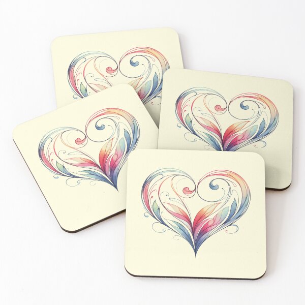 Item preview, Flower Heart Where Nature and Love Intertwine designed and sold by MoxisWatercolor.