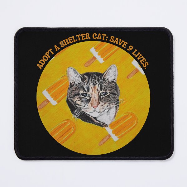 Item preview, Adopt A Shelter Cat: Save 9 Lives. designed and sold by scribblesbyelr.