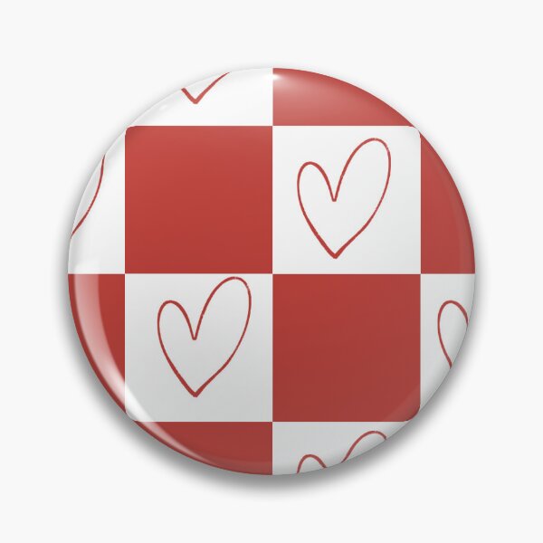 Item preview, Red and White Heart Checkered Phone Case – Cute Pattern Design -- LOVE designed and sold by UrFavB.