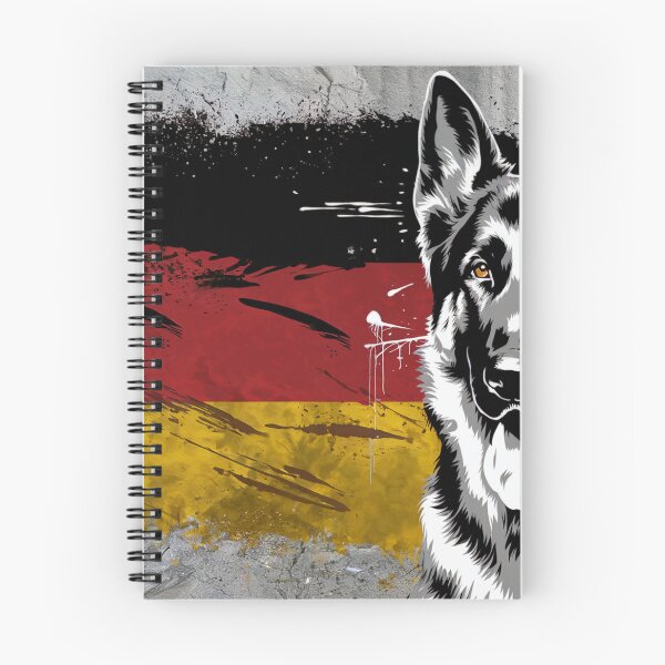 Item preview, German Shepherd Flag Wall Art – Patriotic Working Dog Print designed and sold by jazzyfunky.
