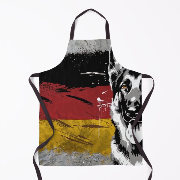 Item preview, German Shepherd Flag Wall Art – Patriotic Working Dog Print designed and sold by jazzyfunky.